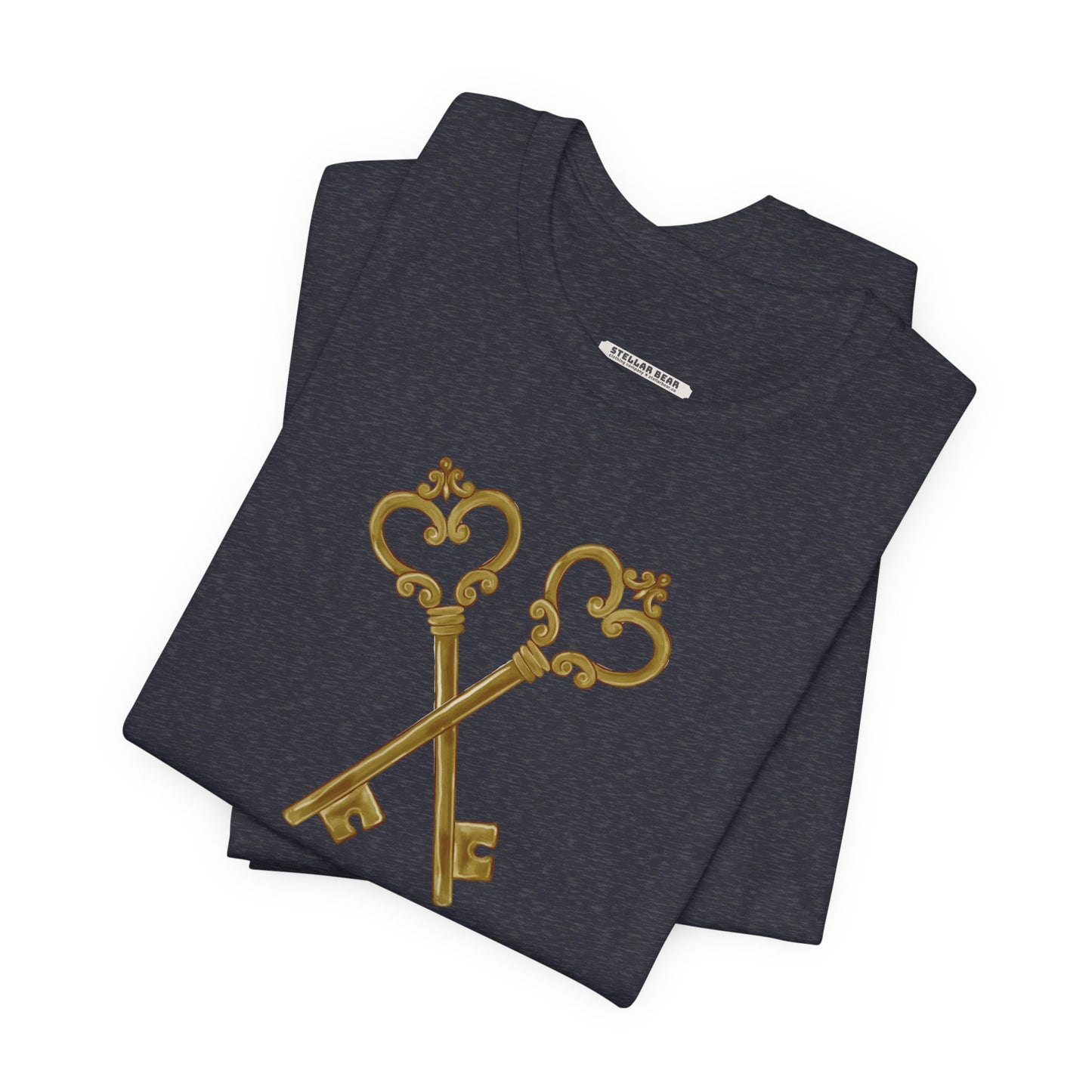 Old Keys Crossed Vintage Objects Graphic T-Shirt