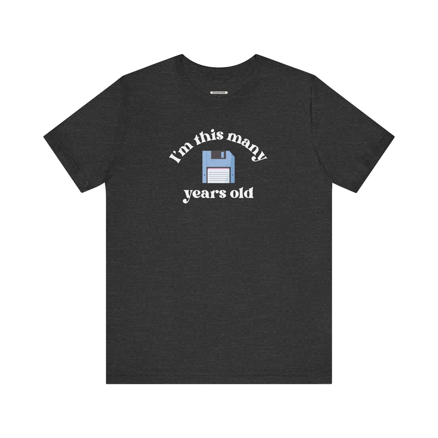 I'm This Many Years Old (Floppy Disk) Graphic T-Shirt
