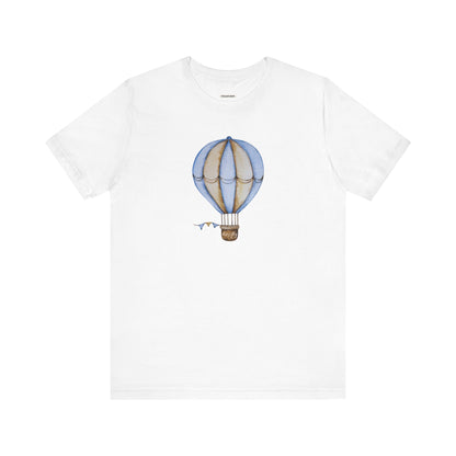 Hot Air Balloon Let's Fly Old-Style Vintage Objects Graphic T-Shirt