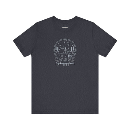 My Happy Place (Camping) Graphic T-Shirt
