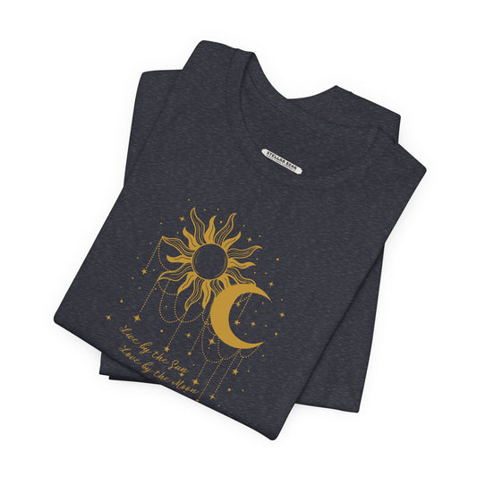 Live by the Sun, Love by the Moon Graphic T-Shirt
