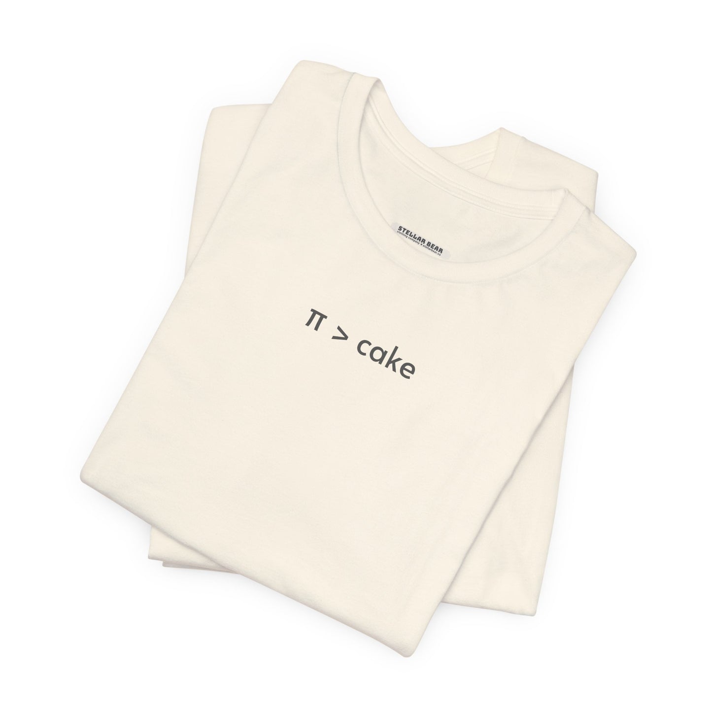 Pi is Greater Than Cake Minimalist Style T-Shirt