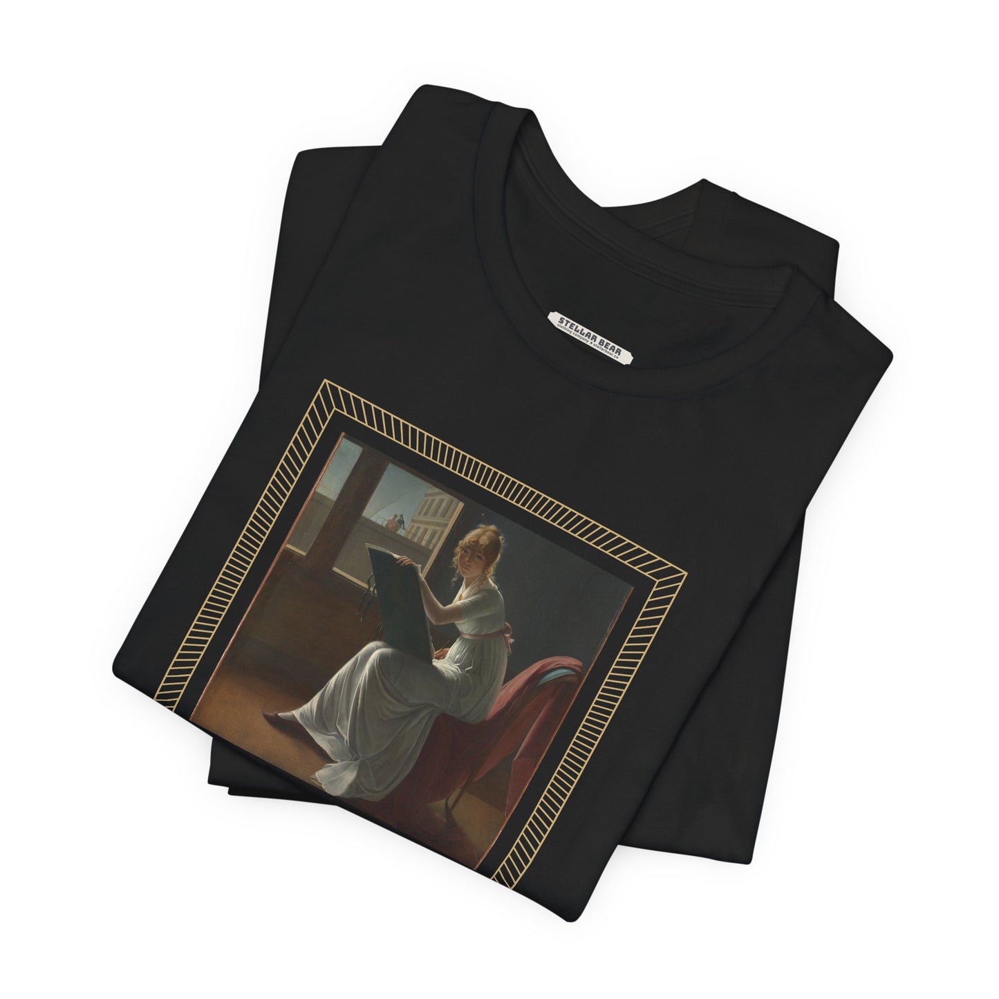 Woman Artist by Painter Marie Denise Villers 1801 Vintage Graphic T-Shirt