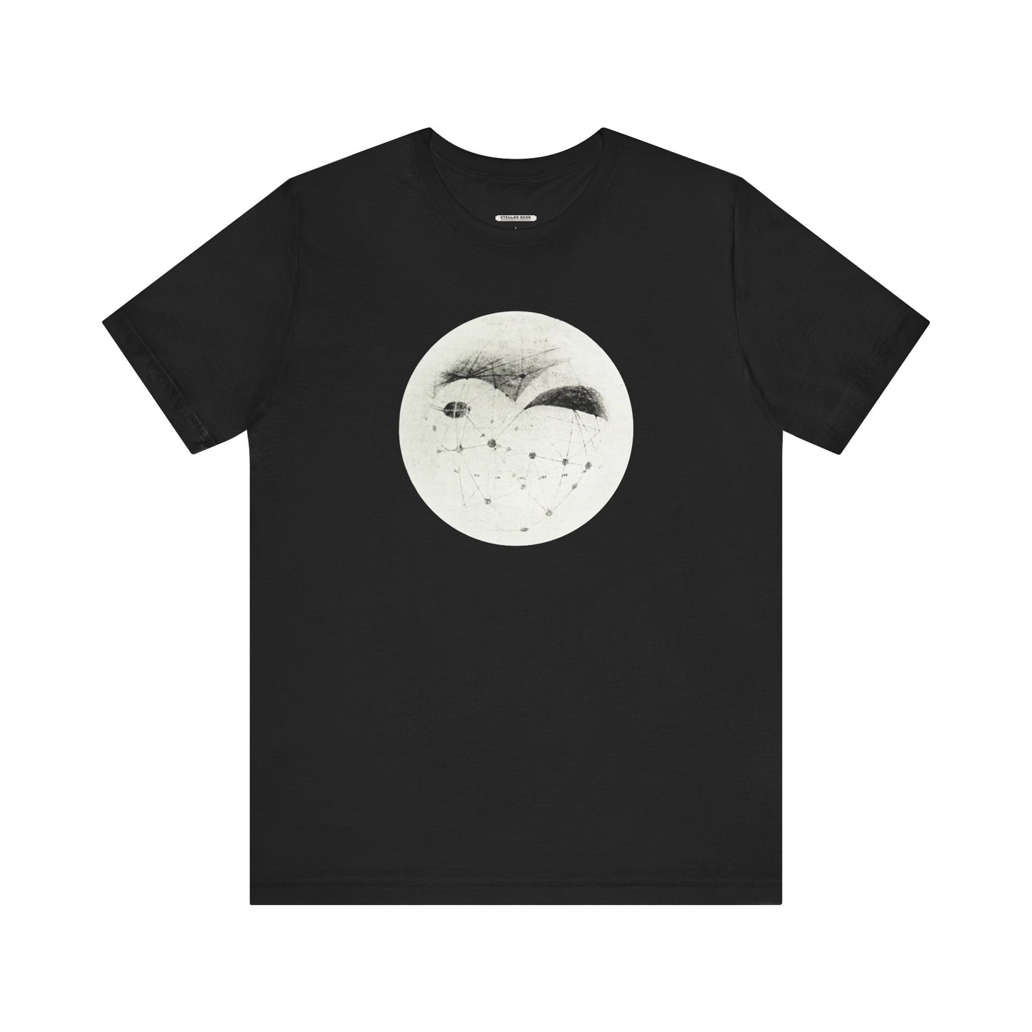 Longitude 120° on the Meridian of Mars 1895 Illustration Vintage Graphic T-Shirt