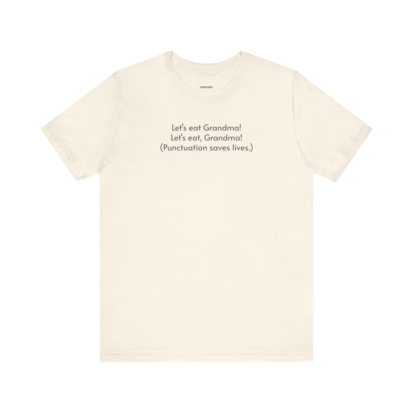 Punctuation Saves Lives Minimalist Style T-Shirt