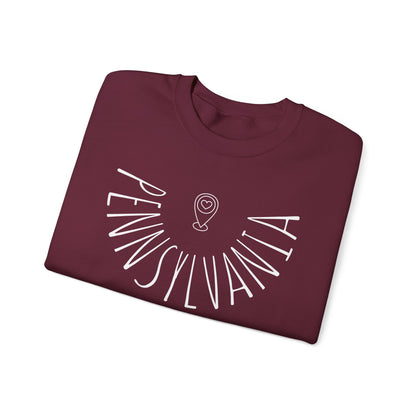 Pennsylvania Liquid Letters Graphic Sweatshirt