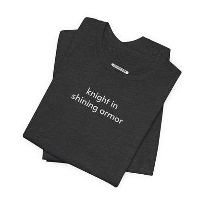 Knight in Shining Armor Minimalist Style T-Shirt