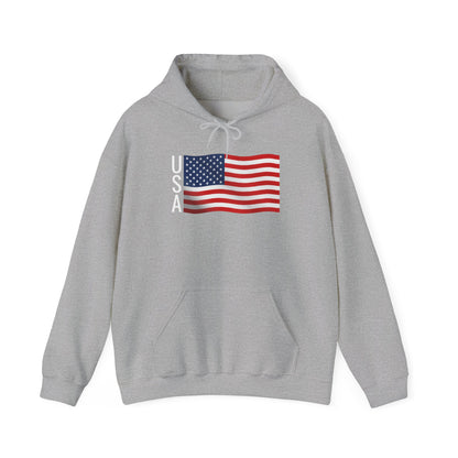 USA Flag Graphic Hoodie