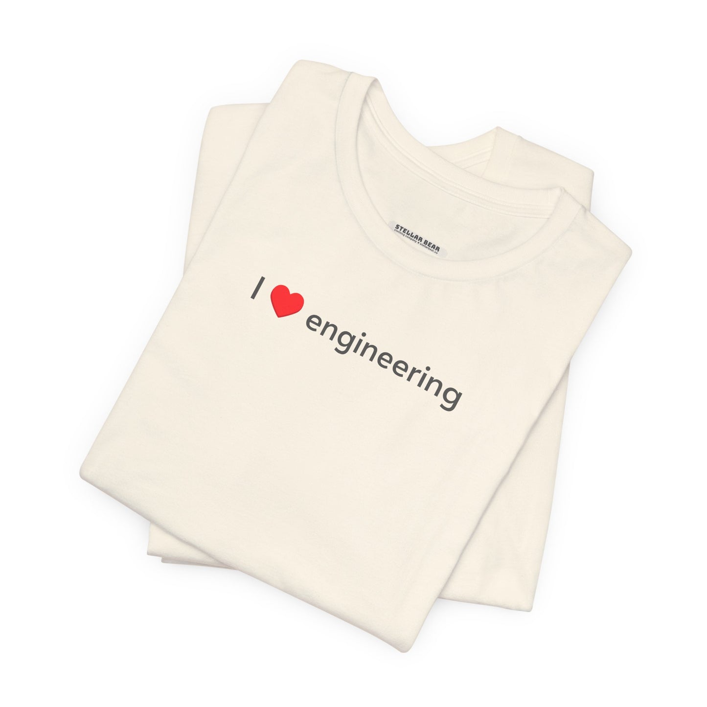 I Love Engineering Minimalist Style T-Shirt