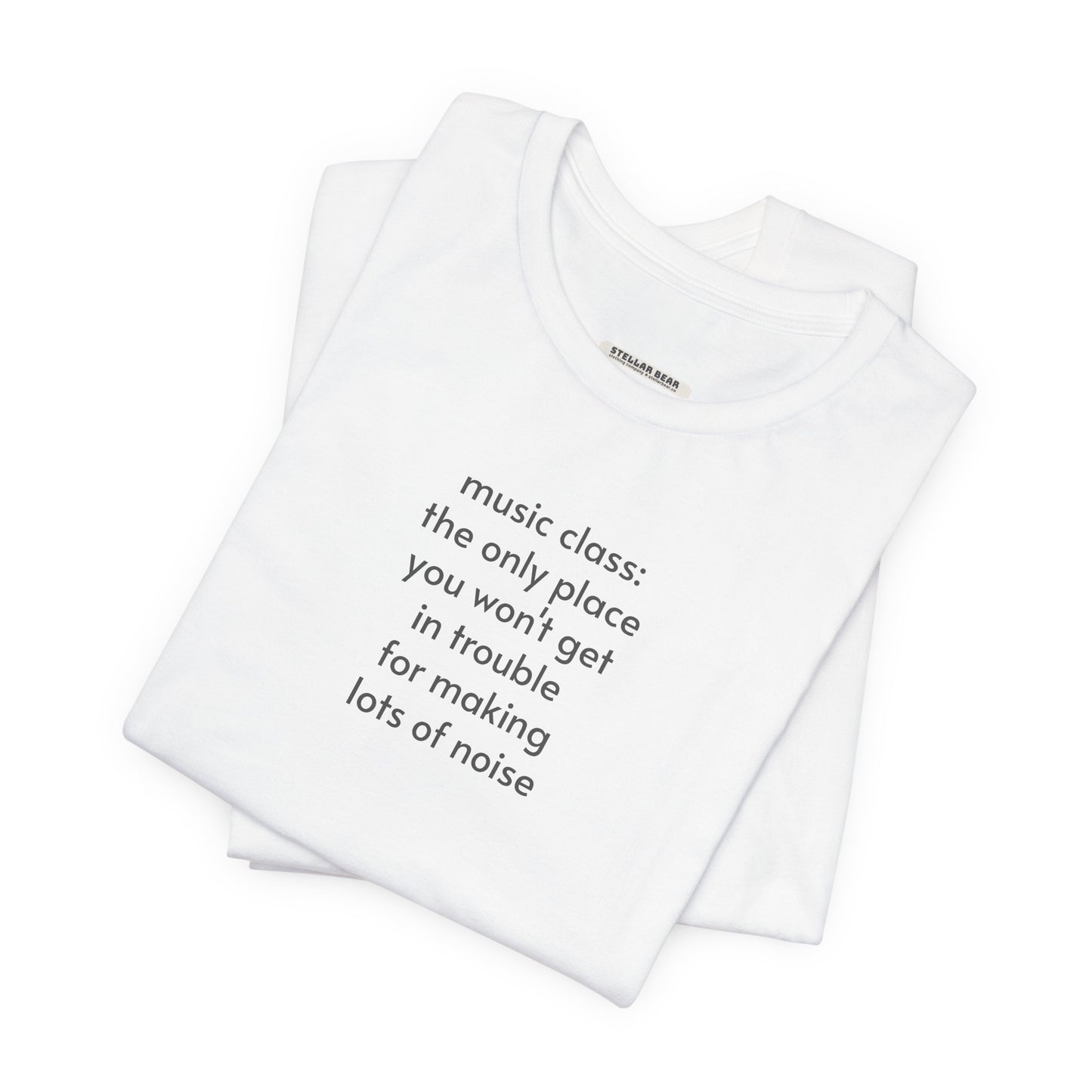 Music Class Make Noise Minimalist Style T-Shirt