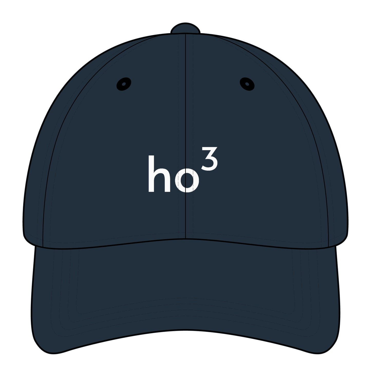 Ho Cubed Minimalist Style Cap