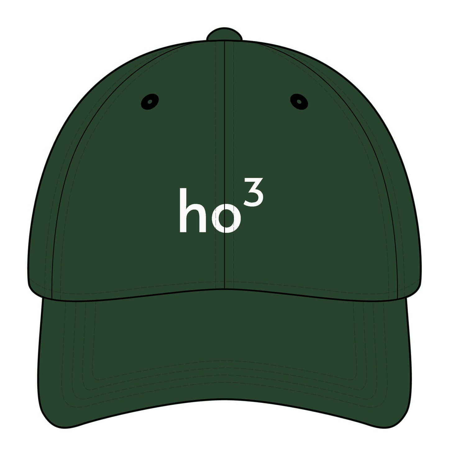 Ho Cubed Minimalist Style Cap