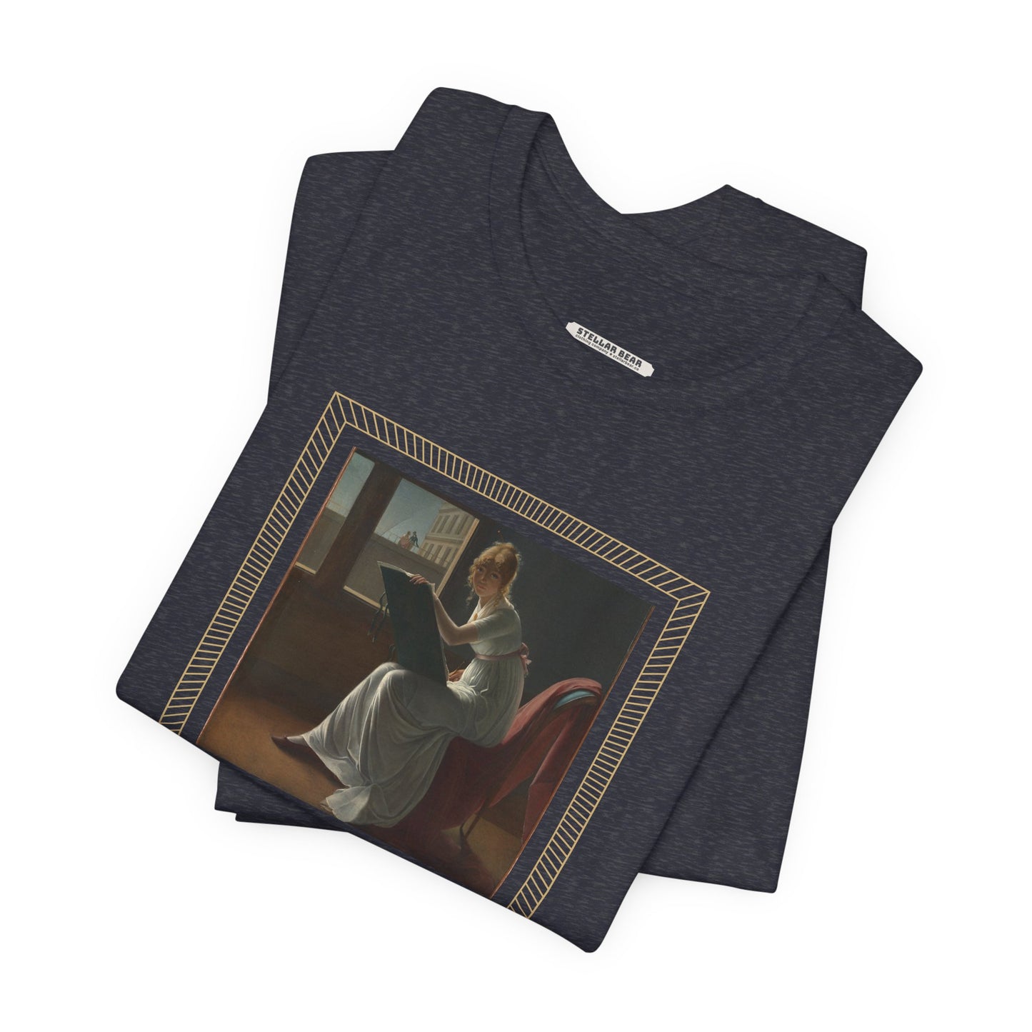 Woman Artist by Painter Marie Denise Villers 1801 Vintage Graphic T-Shirt