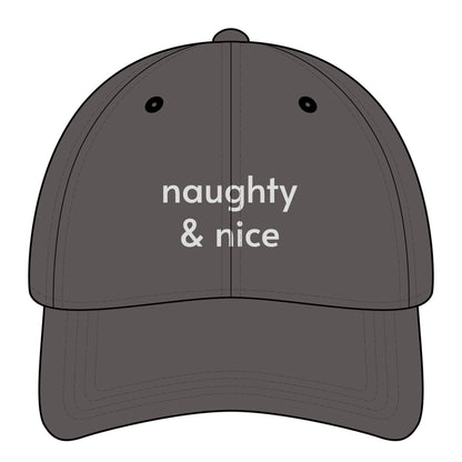 Naughty & Nice Minimalist Style Cap