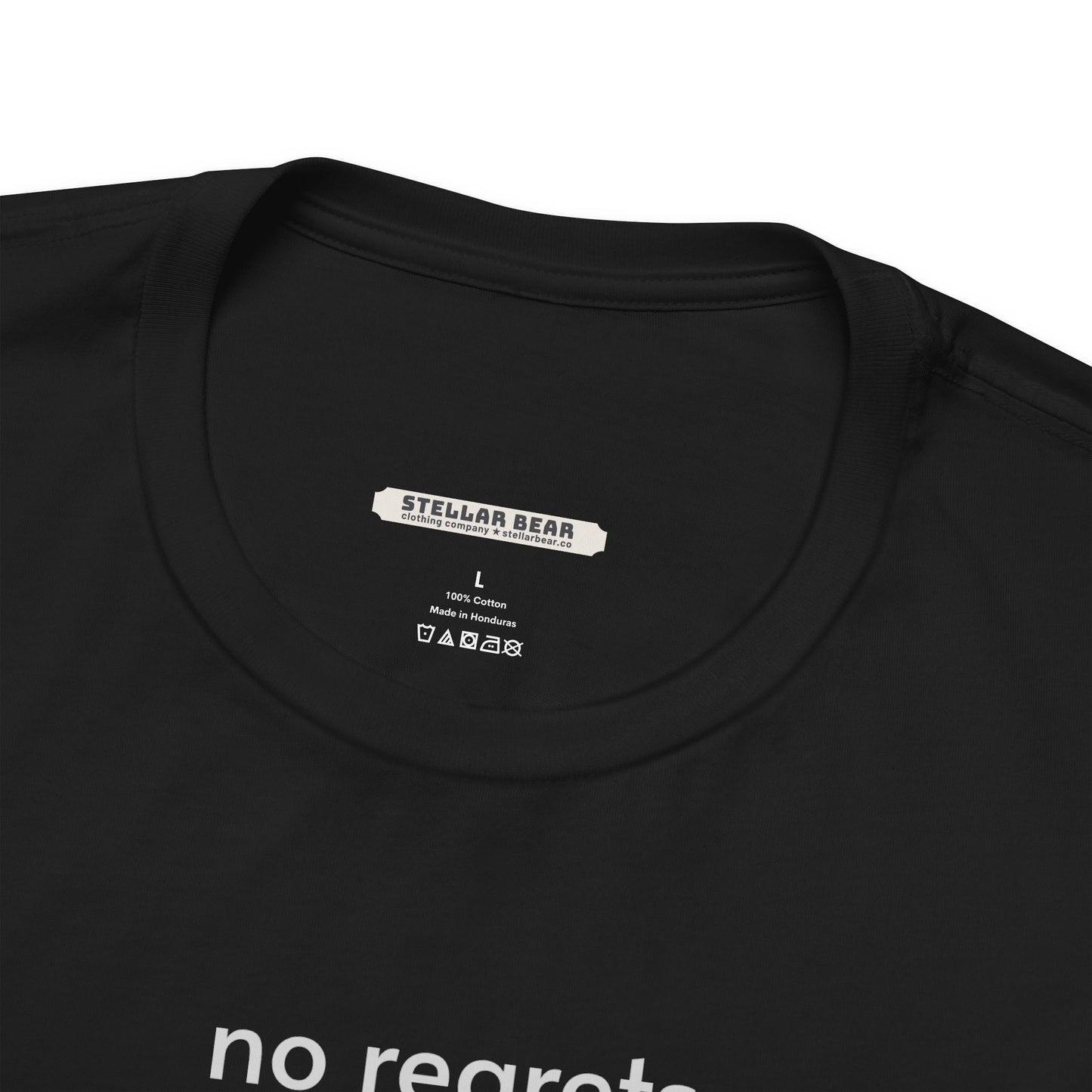 No Regrets, Just Crumbs Minimalist Style T-Shirt