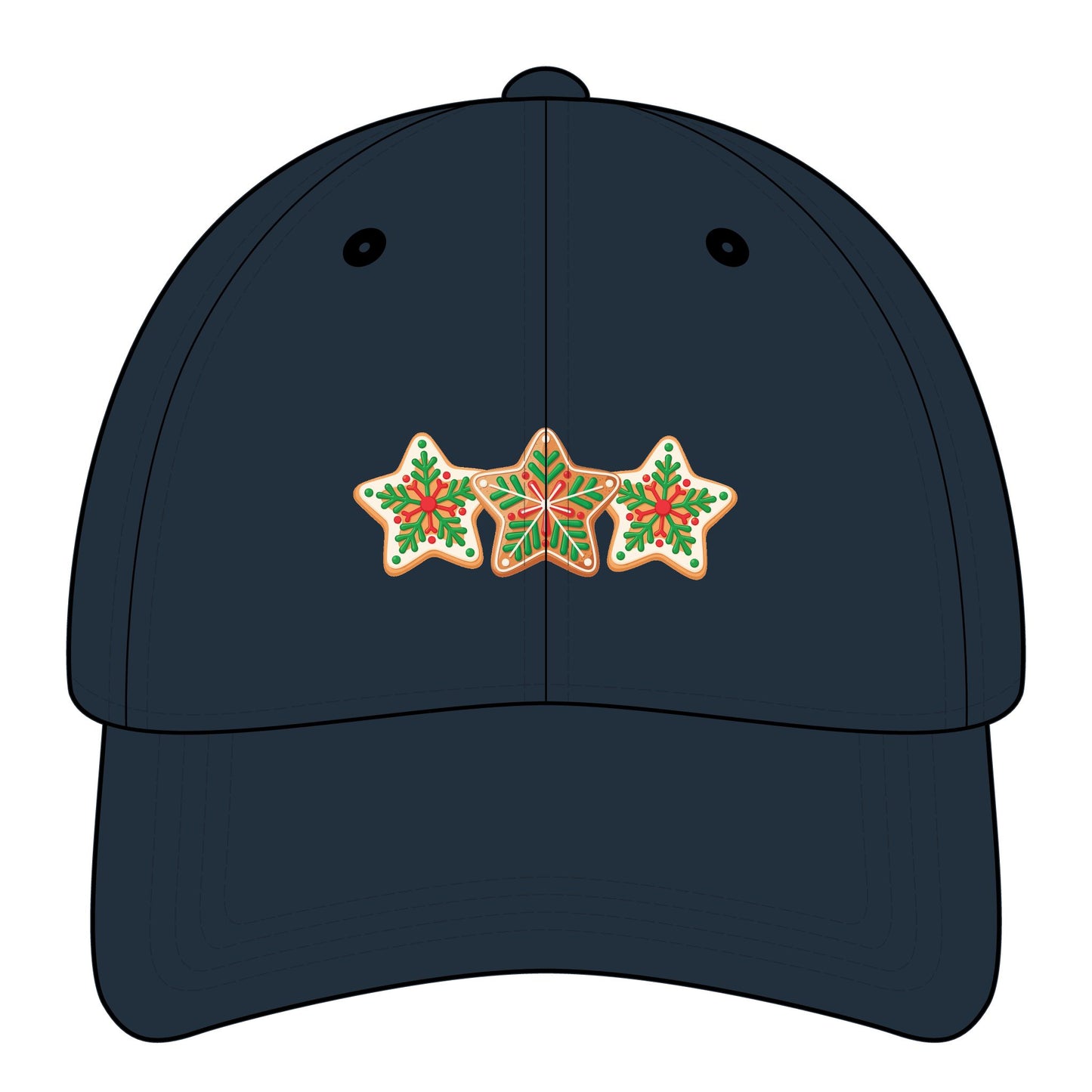 Christmas Star Cookies Graphic Cap
