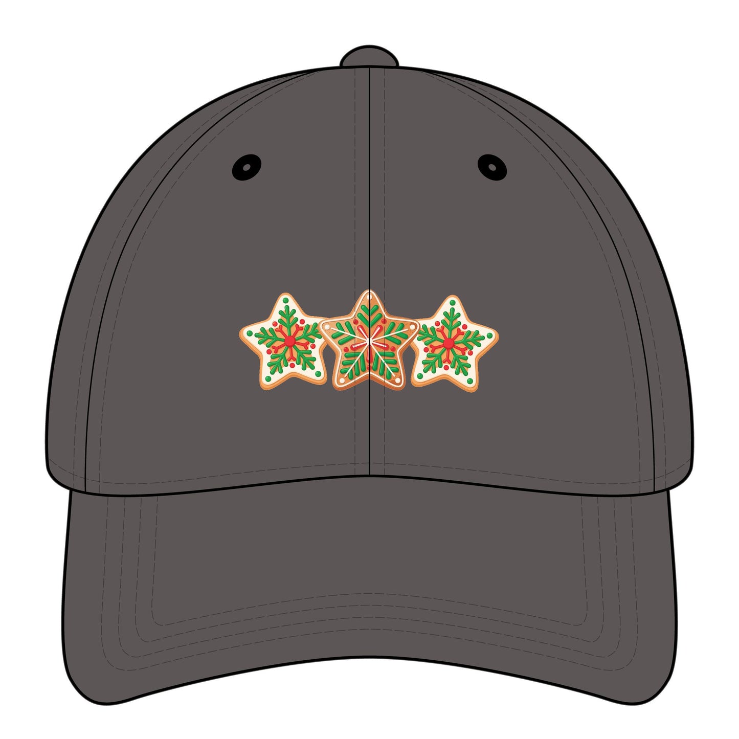 Christmas Star Cookies Graphic Cap