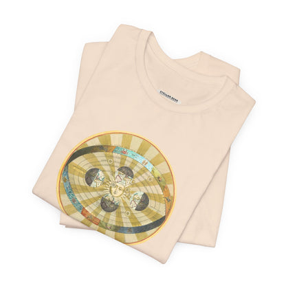 Copernican System of the Universe Illustration 1660 Vintage Graphic T-Shirt