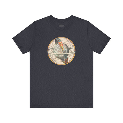 Ptolemaic View of the Universe Illustration 1660 Vintage Graphic T-Shirt