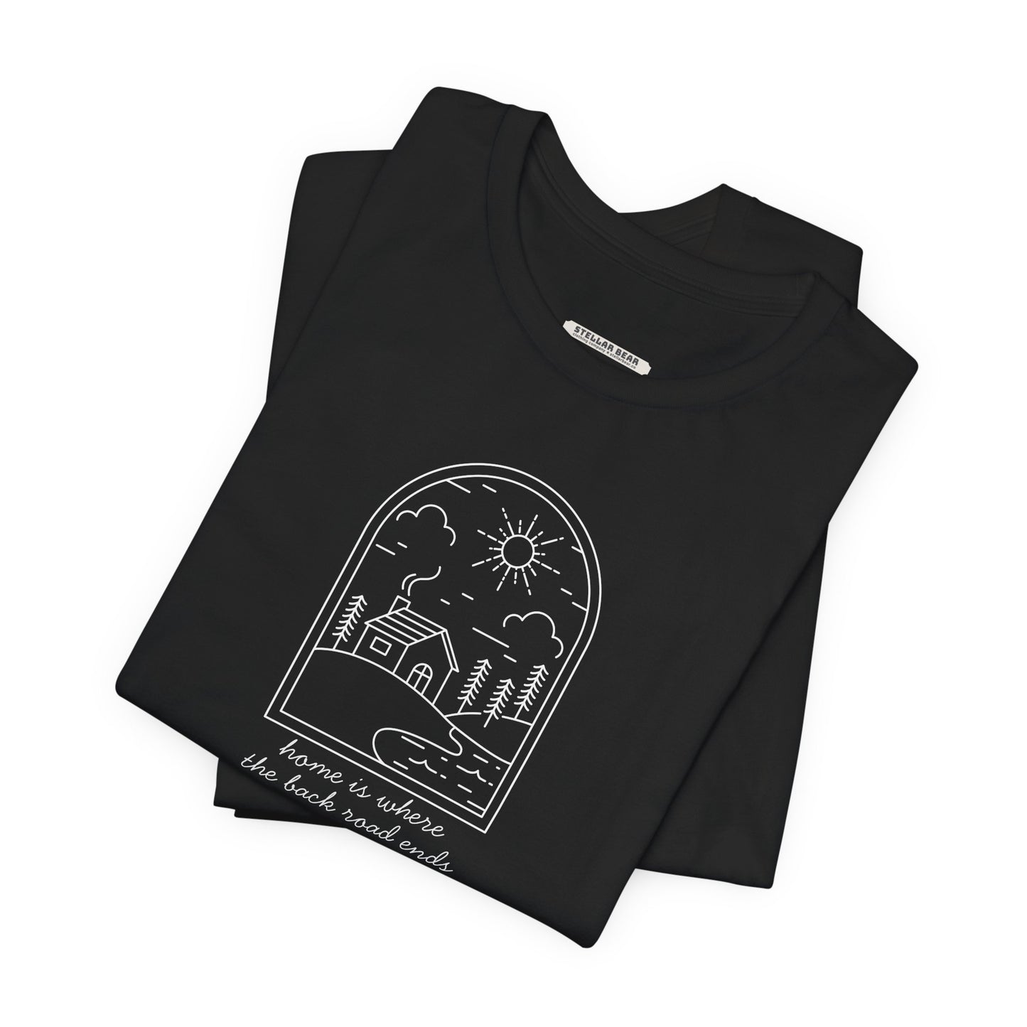 Home is Where the Back Road Ends Graphic T-Shirt