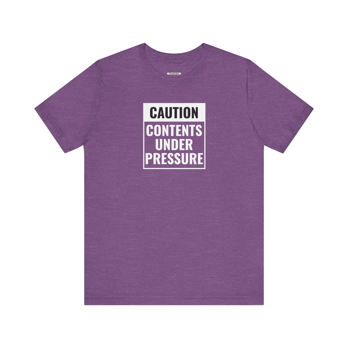 Caution, Contents Under Pressure Graphic T-Shirt