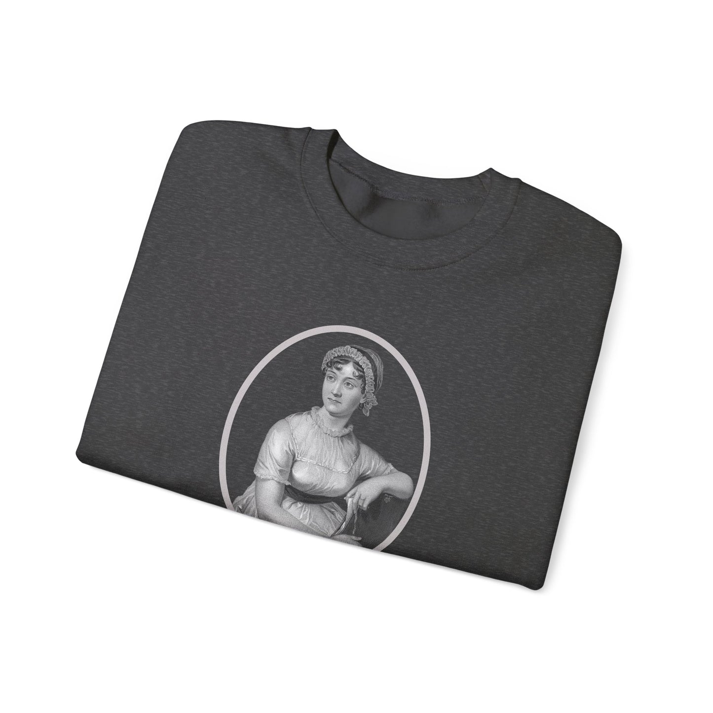Jane Austen Portrait Vintage Graphic Sweatshirt