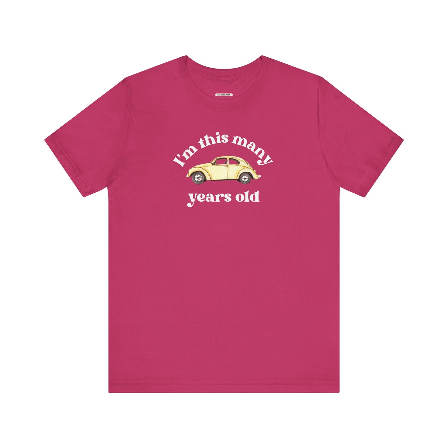 I'm This Many Years Old (Car) Graphic T-Shirt