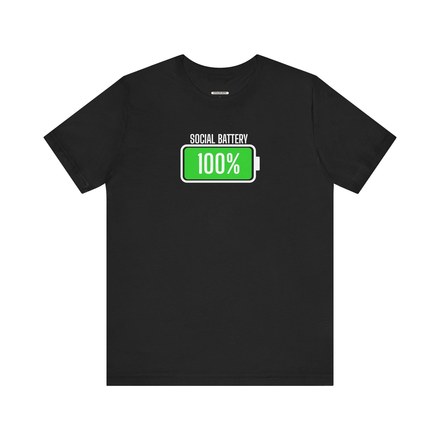 Social Battery 100% Graphic T-Shirt