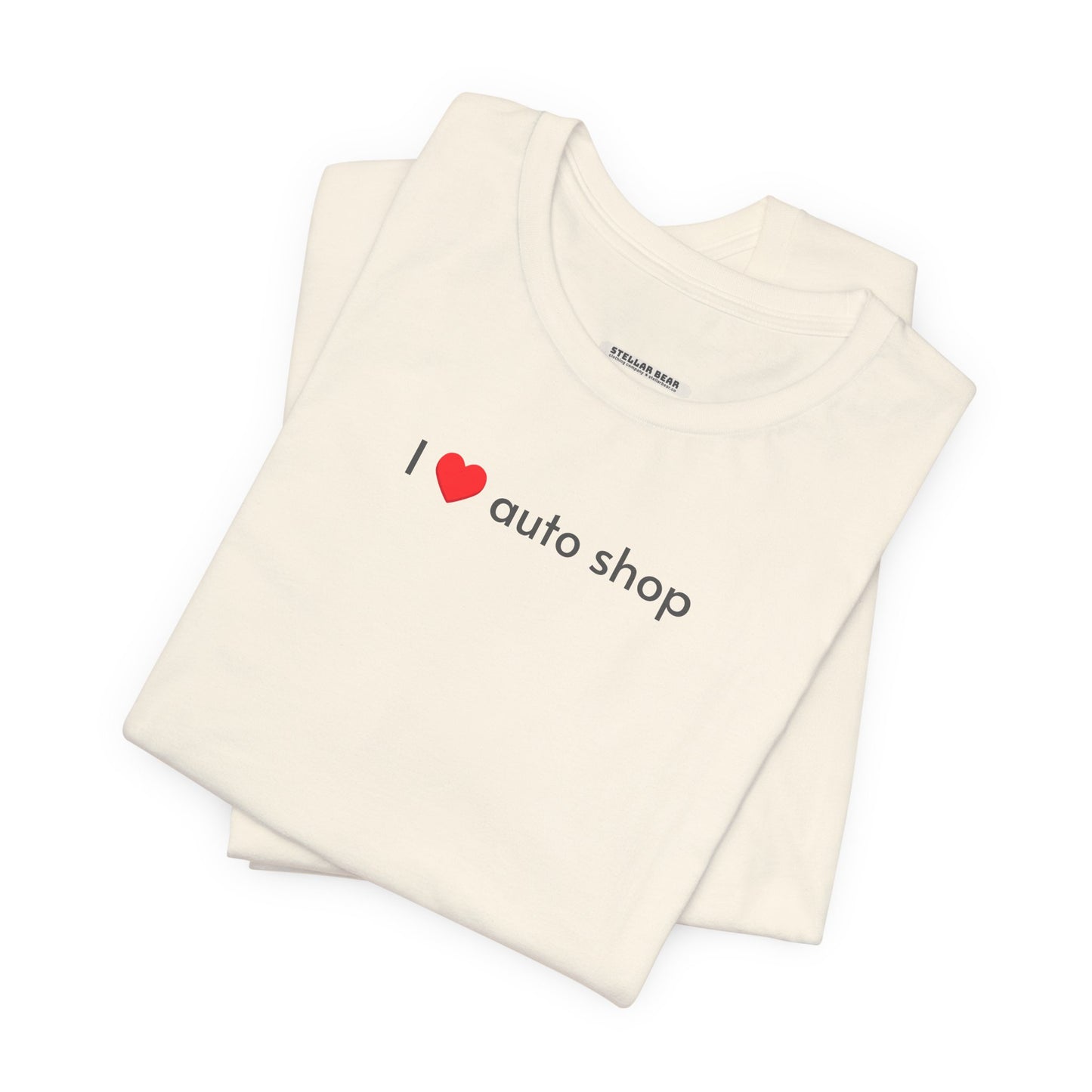 I Love Auto Shop Minimalist Style T-Shirt