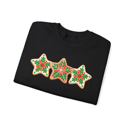 Christmas Star Cookies Graphic Sweatshirt