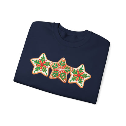 Christmas Star Cookies Graphic Sweatshirt