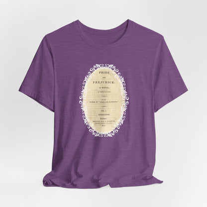 Pride and Prejudice First Edition Title Page 1813 Vintage Graphic T-Shirt (Jane Austen)