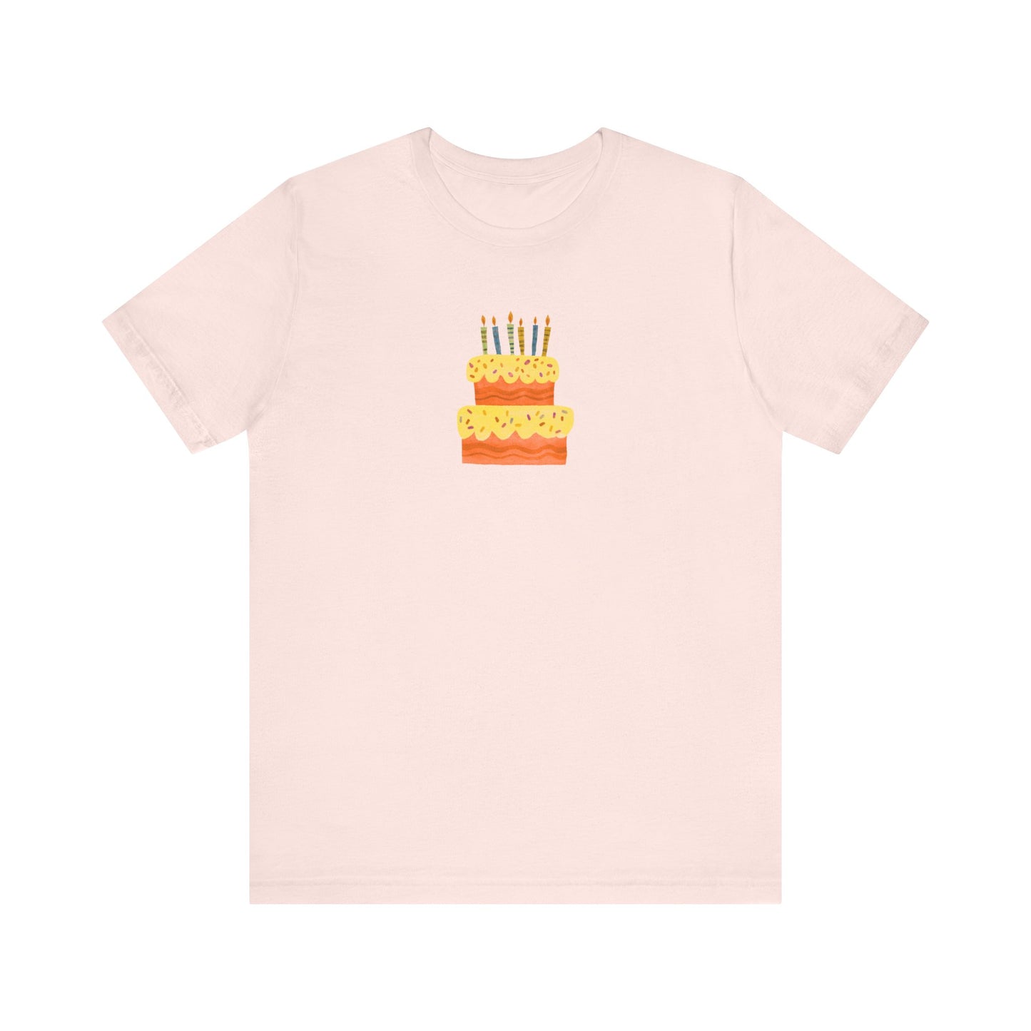 Birthday Cake Graphic T-Shirt