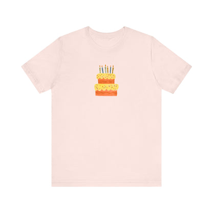 Birthday Cake Graphic T-Shirt