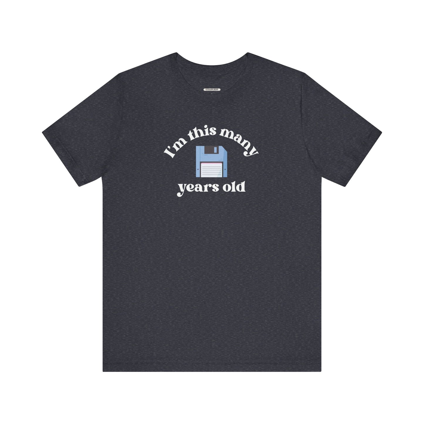 I'm This Many Years Old (Floppy Disk) Graphic T-Shirt