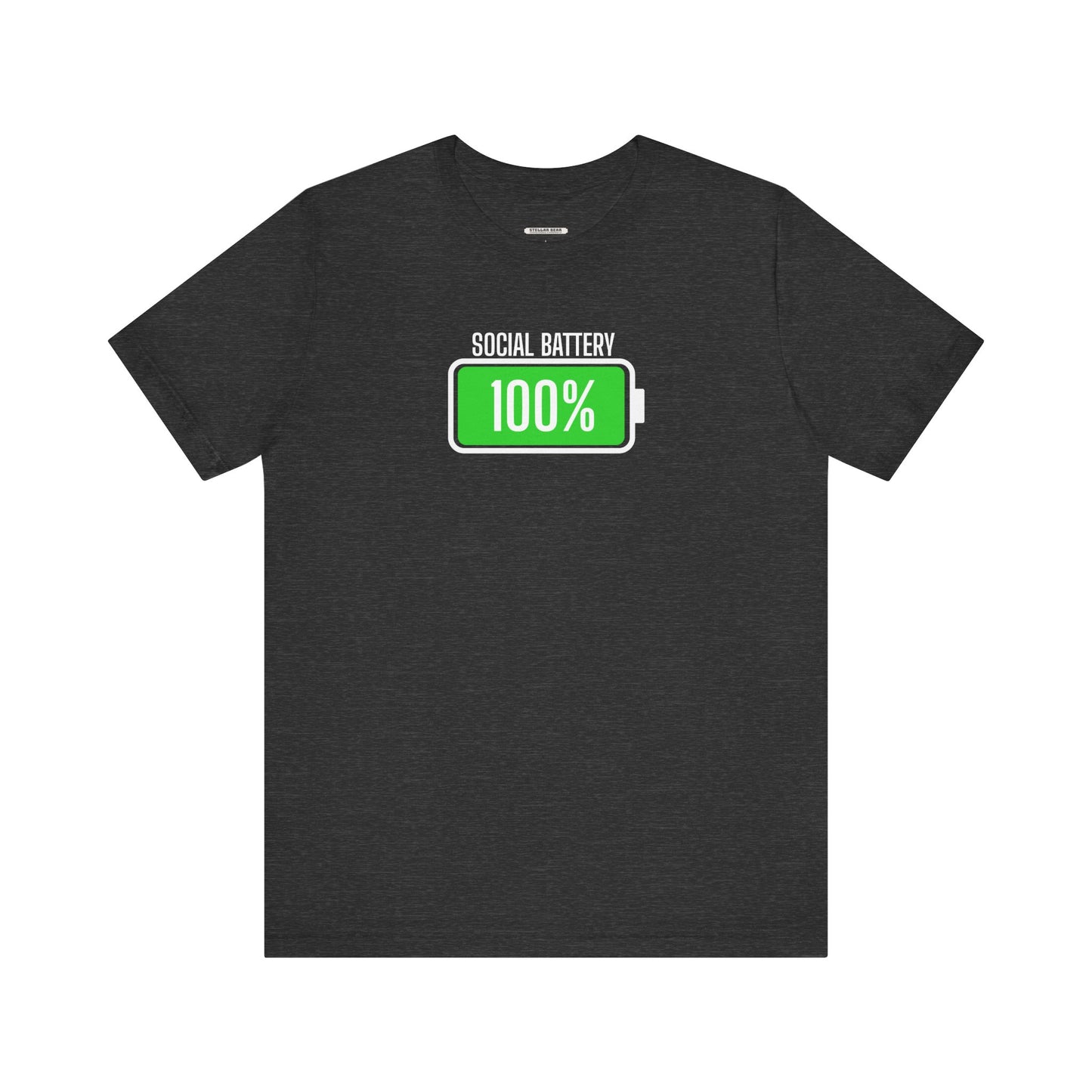 Social Battery 100% Graphic T-Shirt