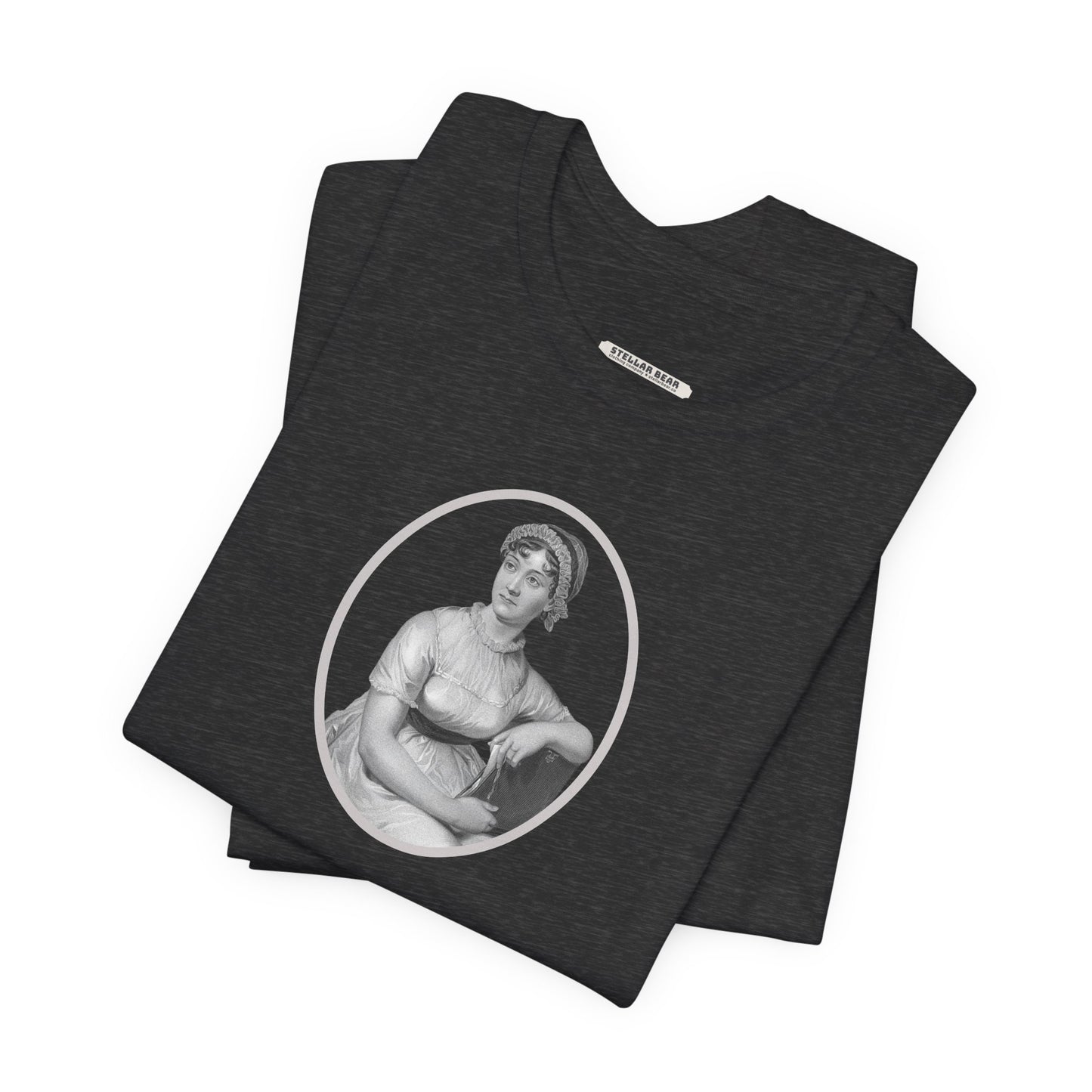 Jane Austen Portrait Vintage Graphic T-Shirt
