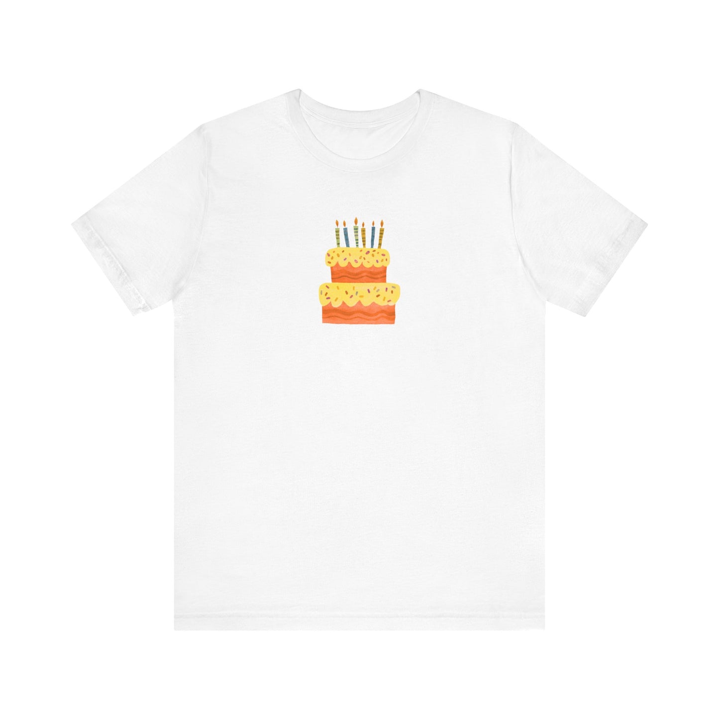 Birthday Cake Graphic T-Shirt