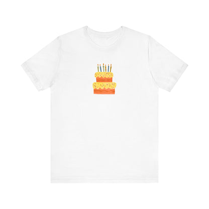 Birthday Cake Graphic T-Shirt