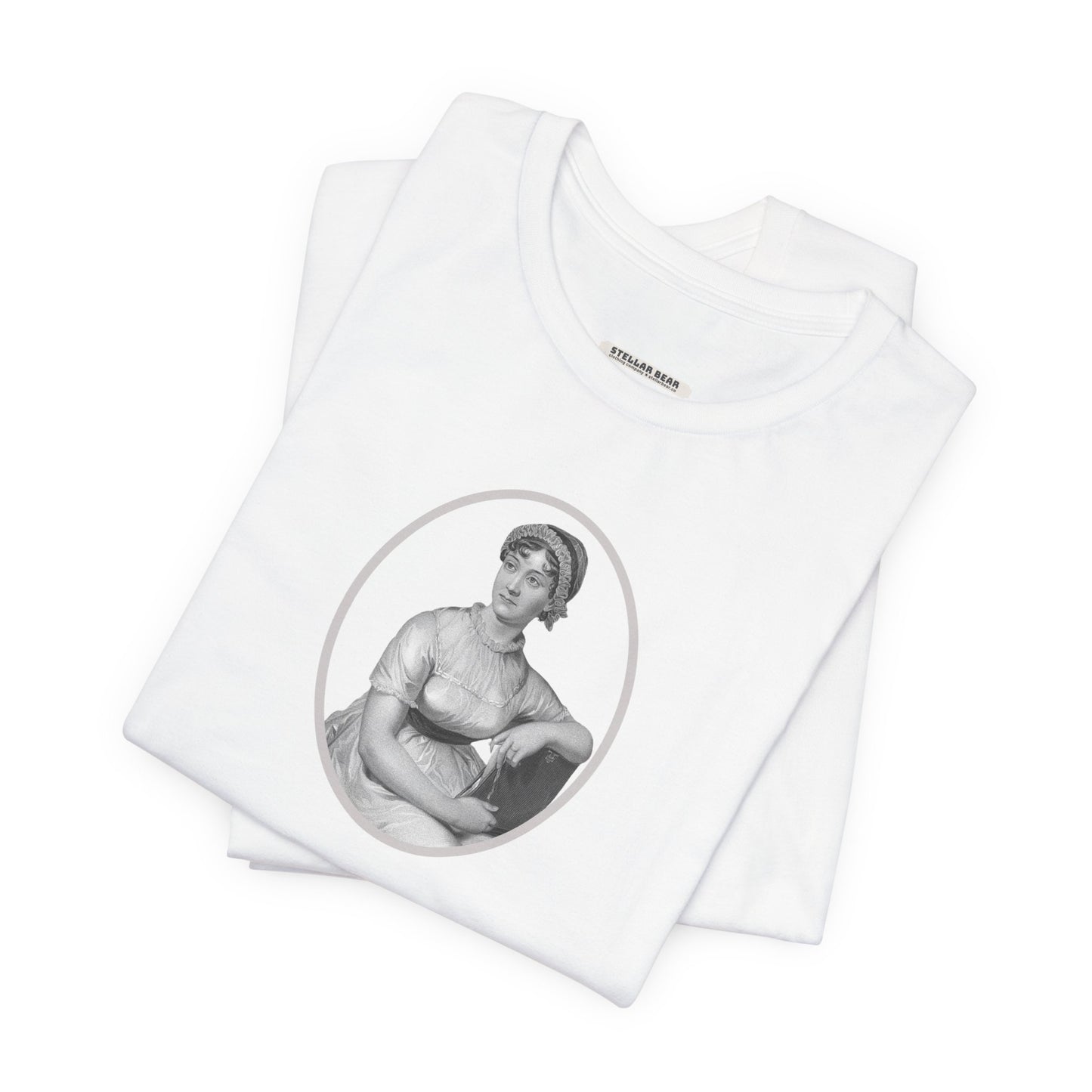 Jane Austen Portrait Vintage Graphic T-Shirt