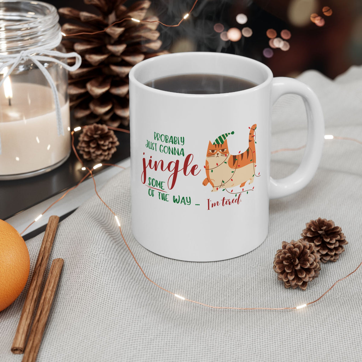 Jingle Some of the Way Graphic Mug
