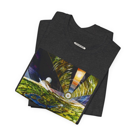 Space Colony's Windows, NASA 1970 Illustration Vintage Graphic T-Shirt