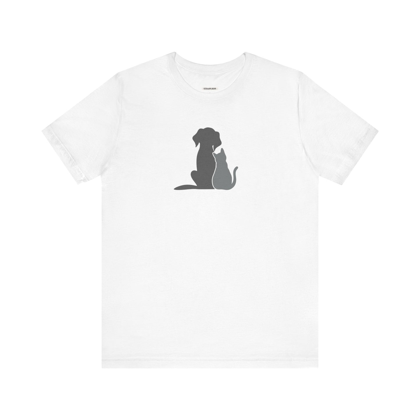 Dog and Cat • Sitting Graphic T-Shirt