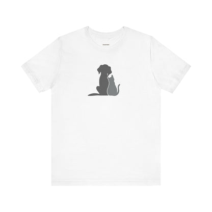 Dog and Cat • Sitting Graphic T-Shirt