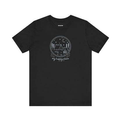 My Happy Place (Camping) Graphic T-Shirt