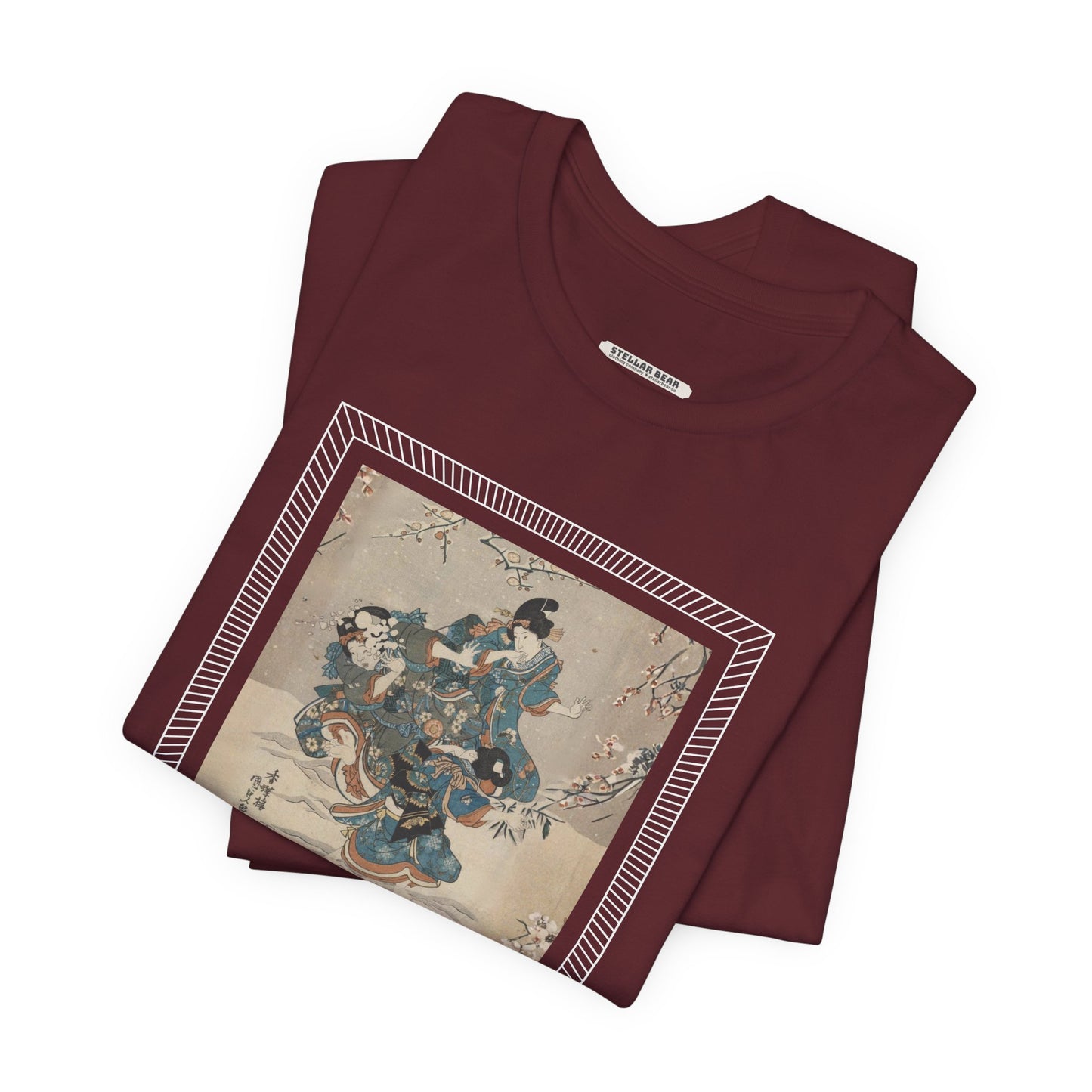 Snowball Fight 1830 Vintage Graphic T-Shirt
