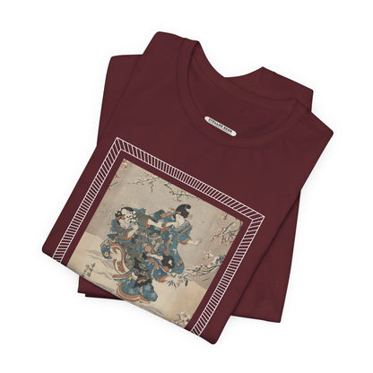 Snowball Fight 1830 Vintage Graphic T-Shirt