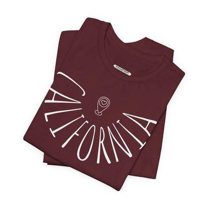 California Liquid Letters Graphic T-Shirt