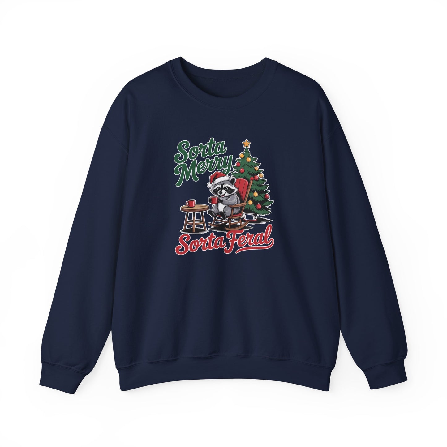 Sorta Merry Sorta Feral Graphic Sweatshirt