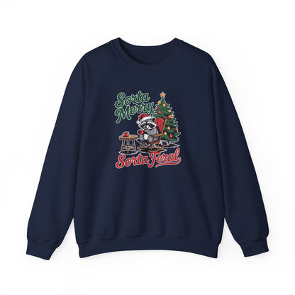 Sorta Merry Sorta Feral Graphic Sweatshirt